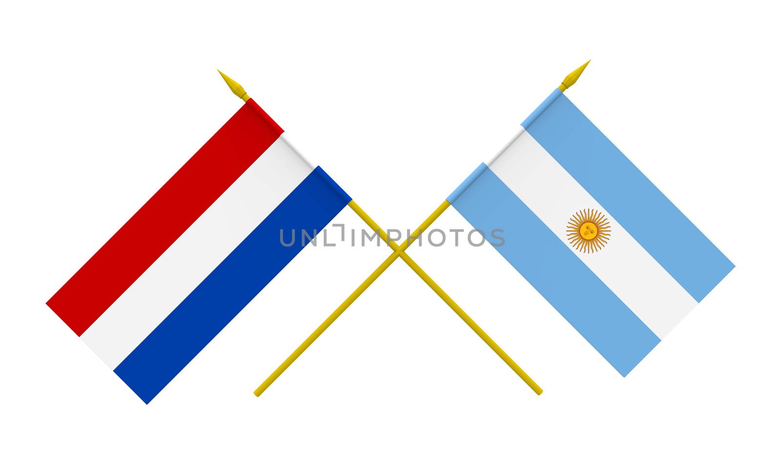 Flags, Argentina and Netherlands by Boris15