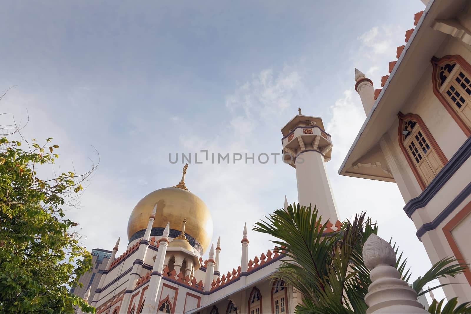 Masjid Sultan Mosque Exterior Architecture in Singapore