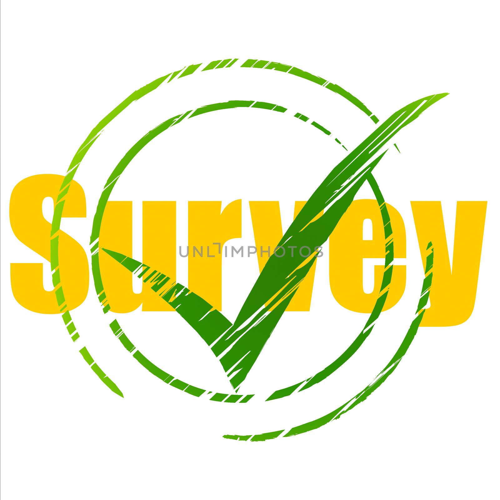Tick Survey Represents Yes Checkmark And Assessing by stuartmiles