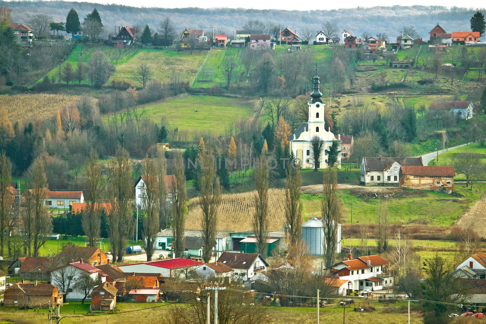 Veliko trojstvo village hill view by xbrchx