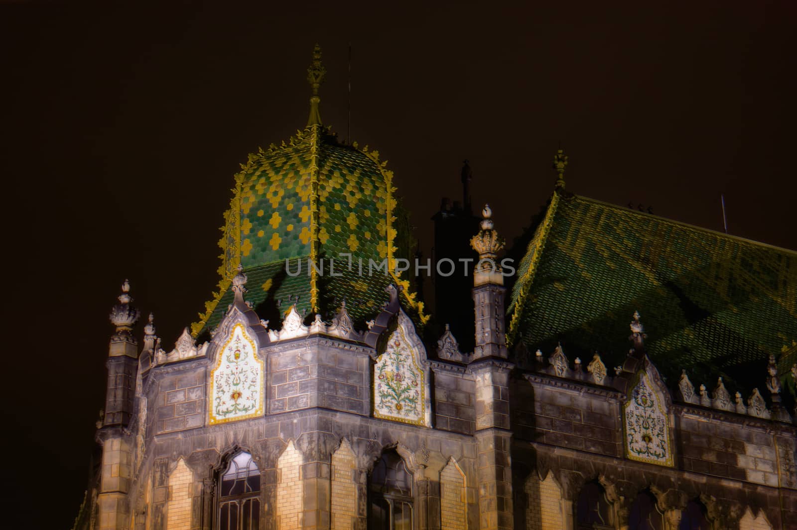 Detail of a church in Budapest, HDR picture