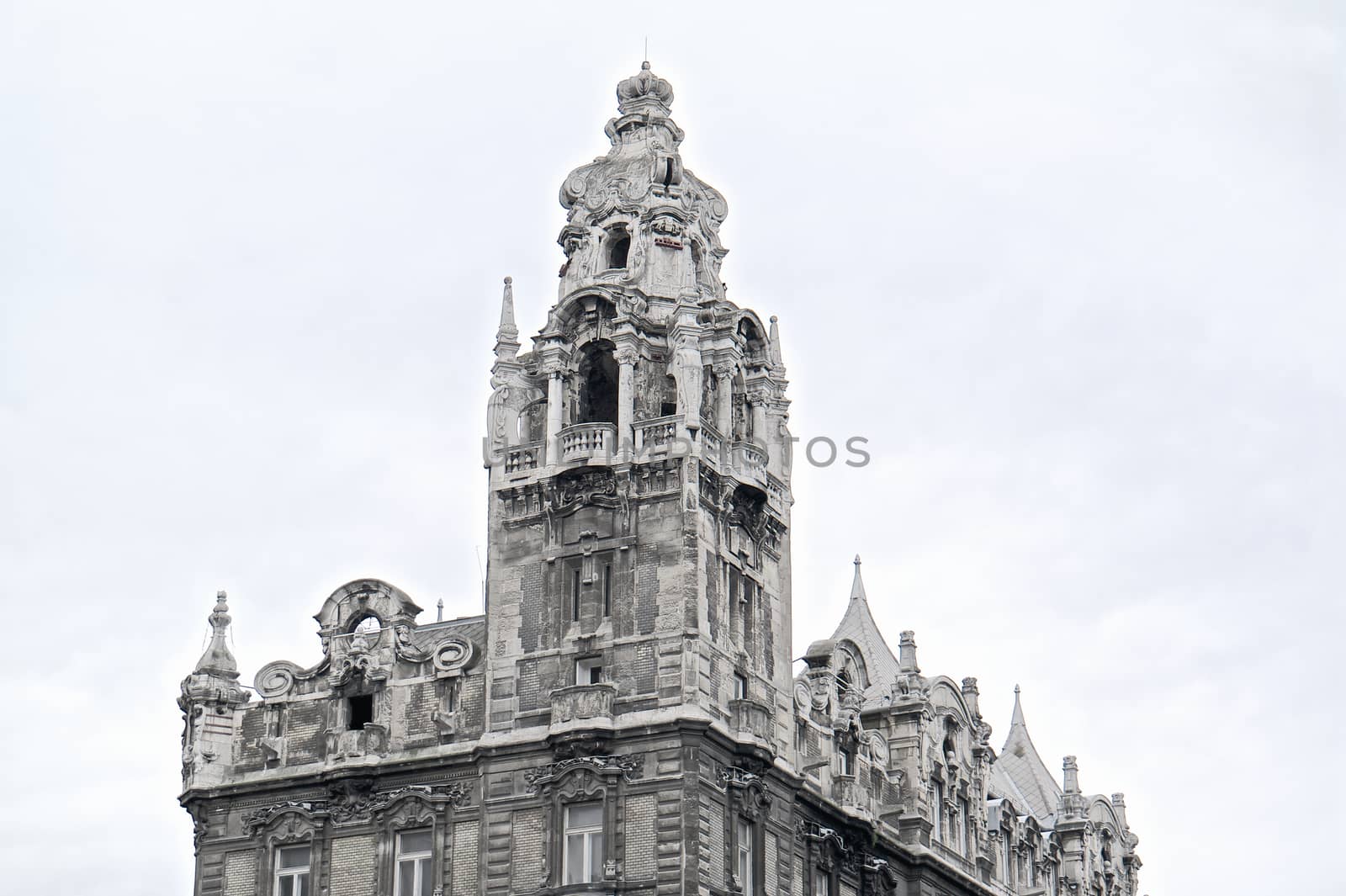 Deatil of some building in Budapest city center