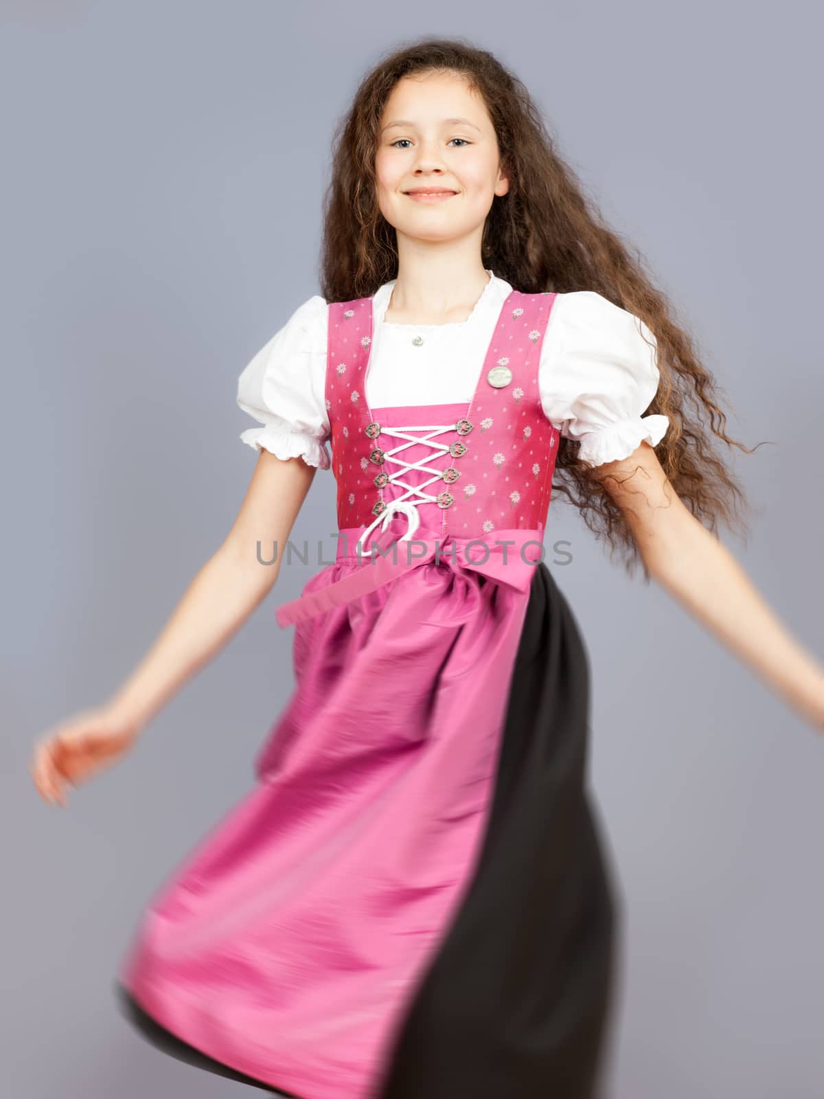 An image of a sweet traditional bavarian girl