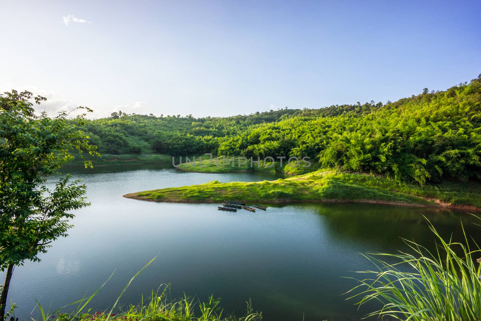 sight seeing of Mae suay dam,Chiangrai,Thailand