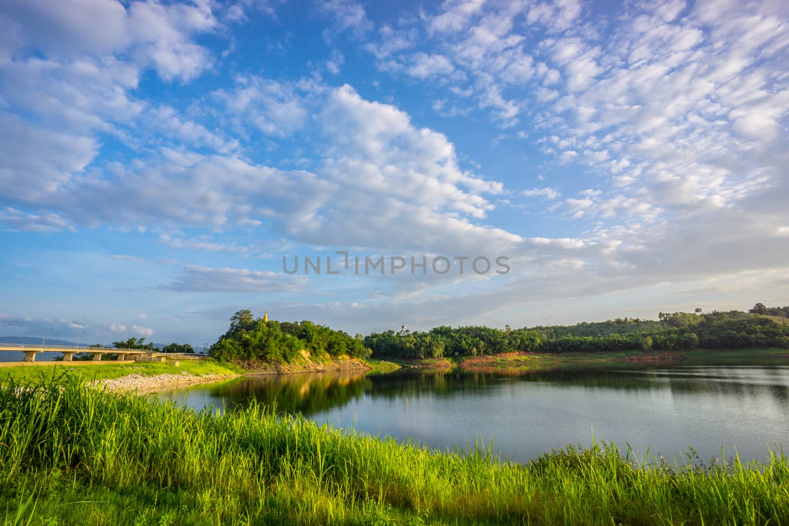 sight seeing of Mae suay dam,Chiangrai,Thailand