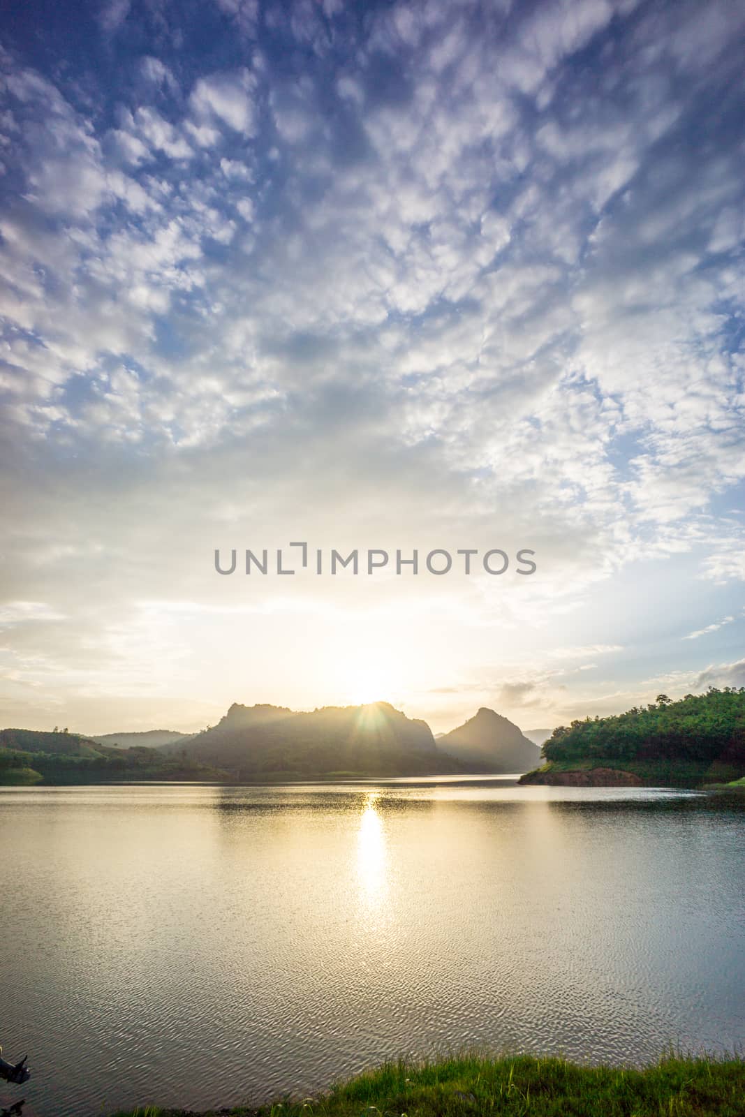 sight seeing of Mae suay dam,Chiangrai,Thailand