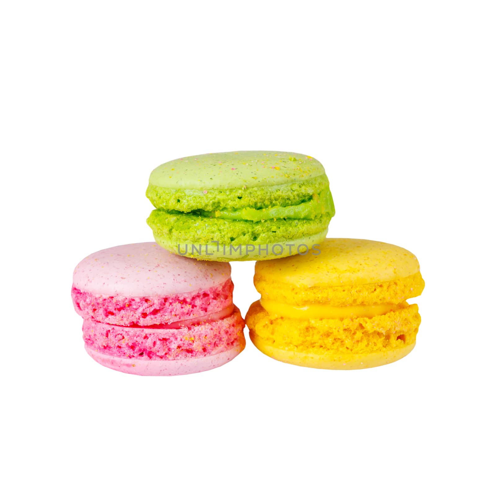 traditional french colorful macaron