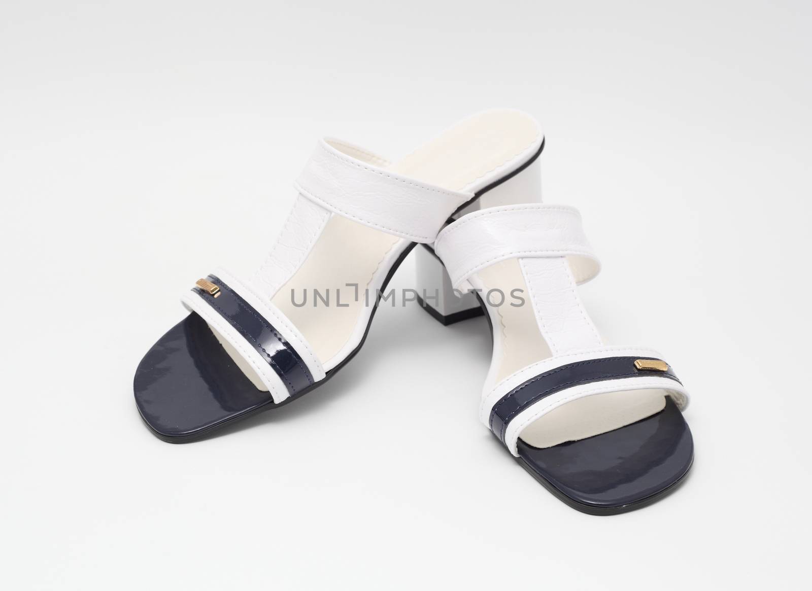 women's sandals isolared on white