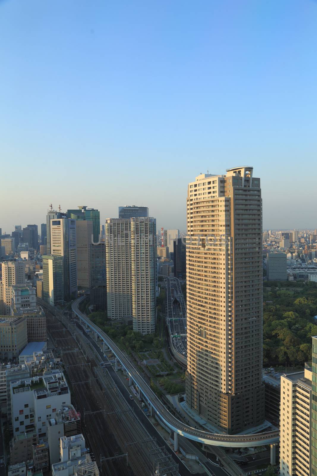 Tokyo cityscape, Japan by geargodz