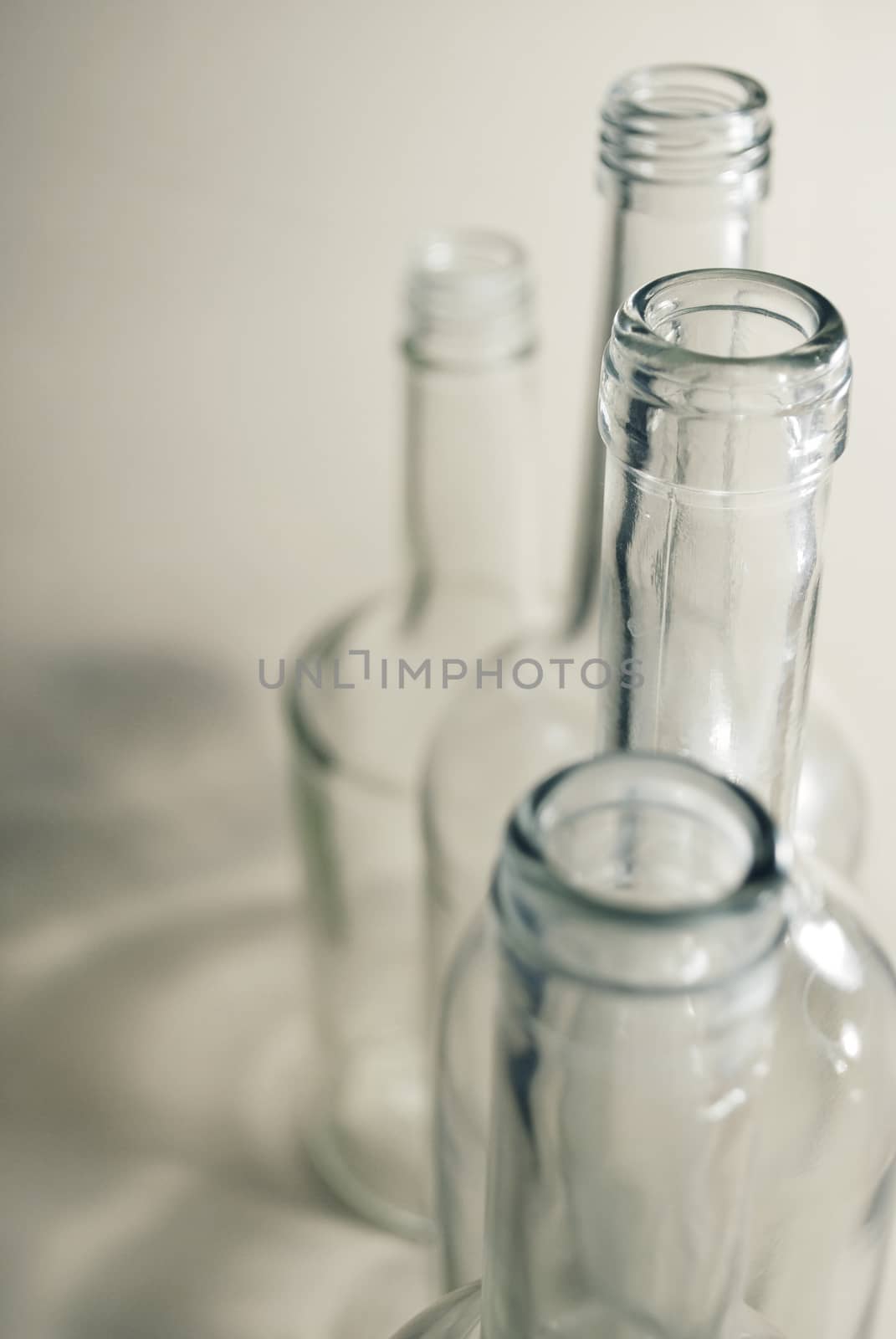 glass bottles
