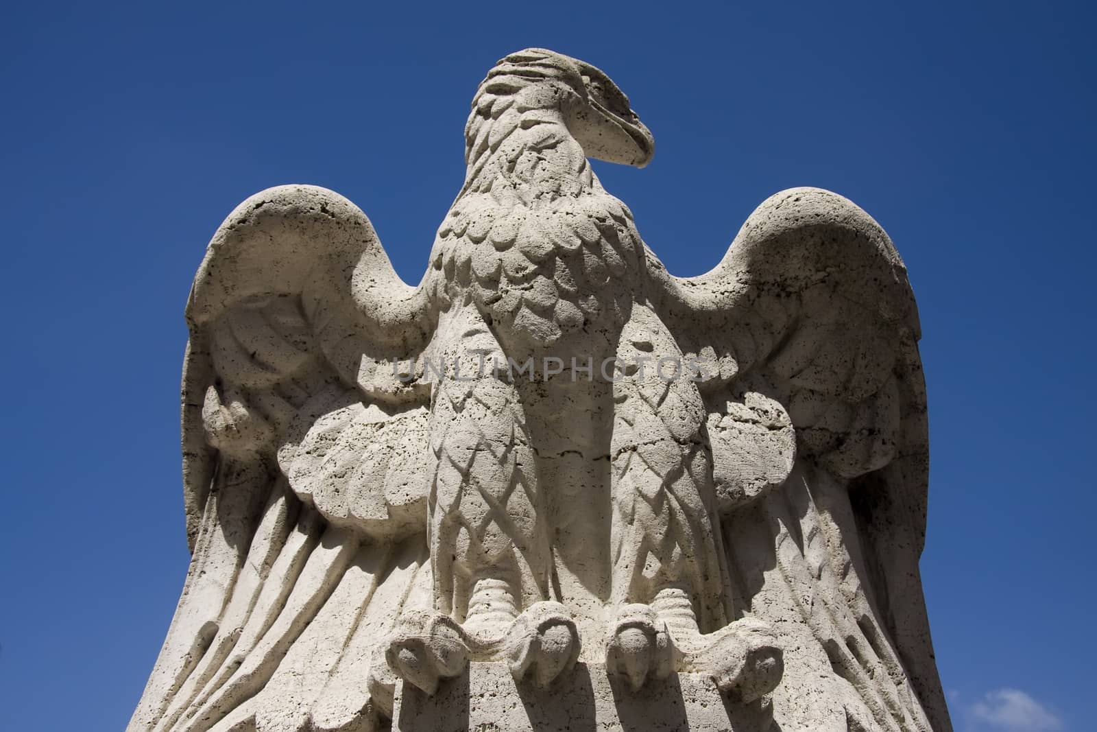 Eagle stone statue by fotoecho