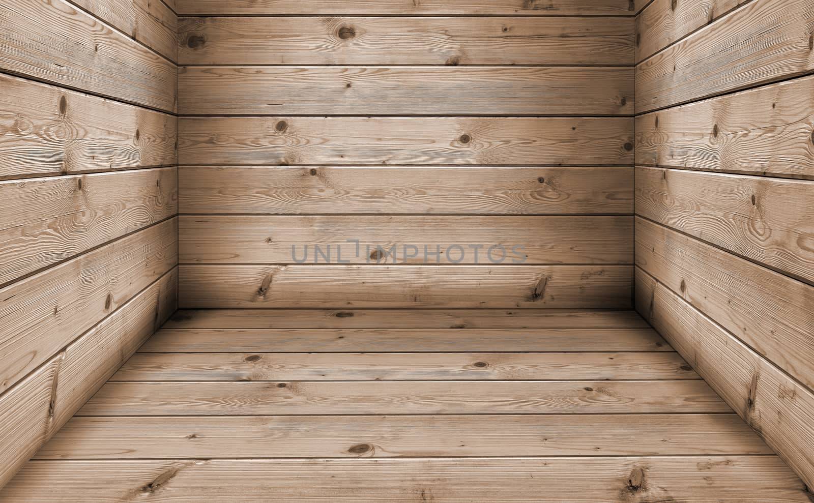 old wooden base, background and floor made of wooden planks