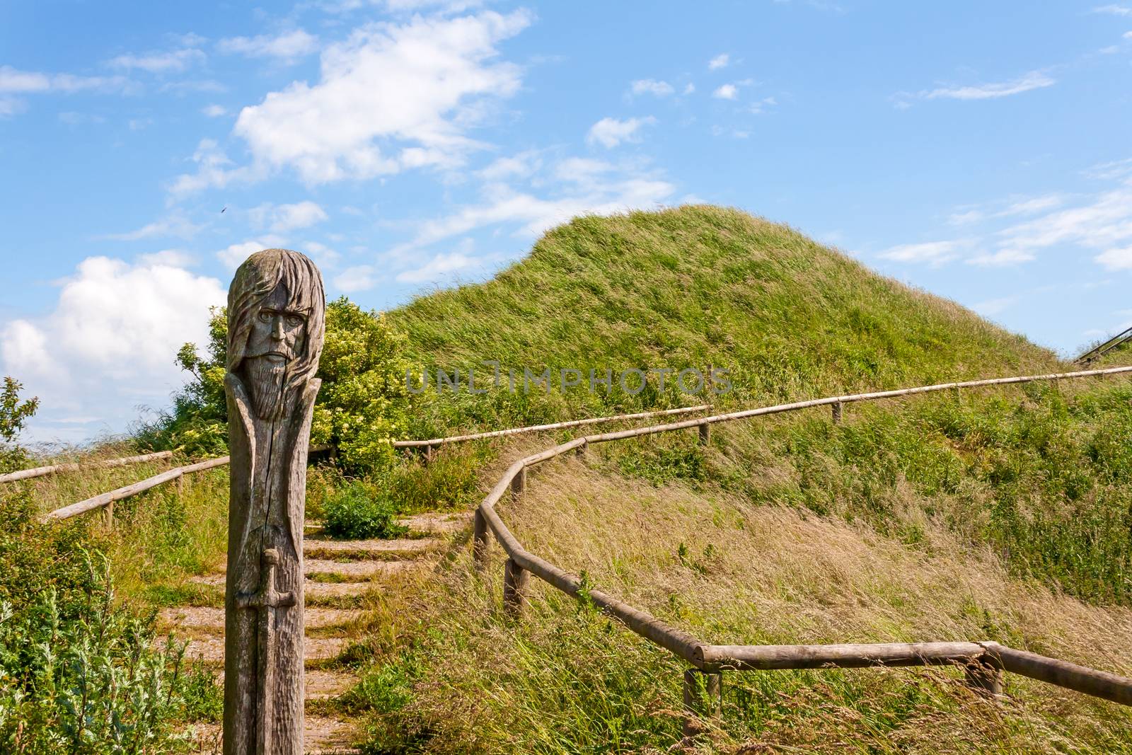 Pole sculpture at Kap Arkona, Ruegen