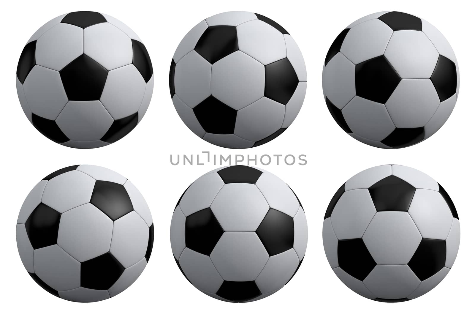 soccer ball isolated by kaisorn