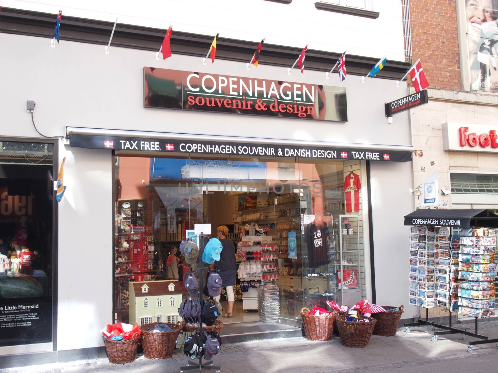 souvenir shop of danish designs in copenhagen denmark