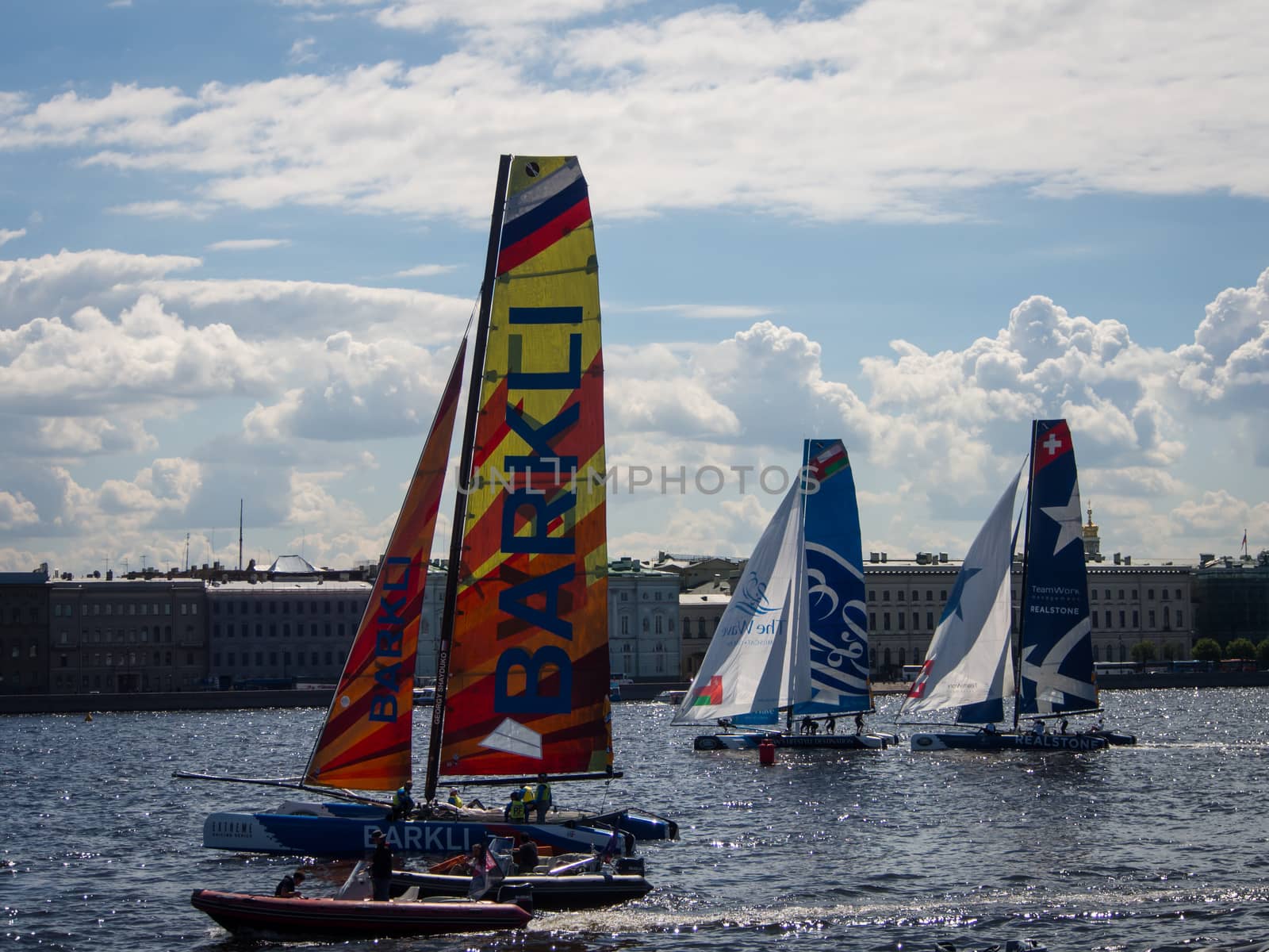 Extreme sailing series. Act 4. Saint Petersburg