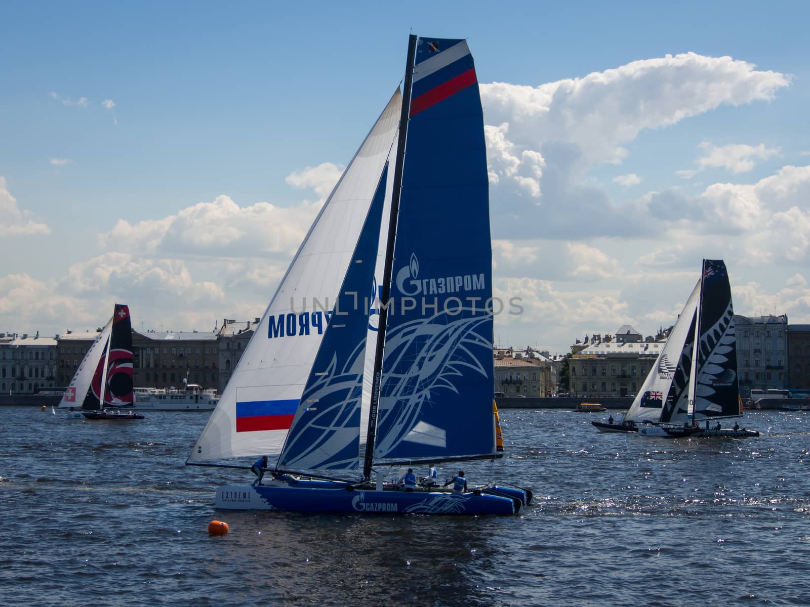 Extreme sailing series. Act 4. Saint Petersburg