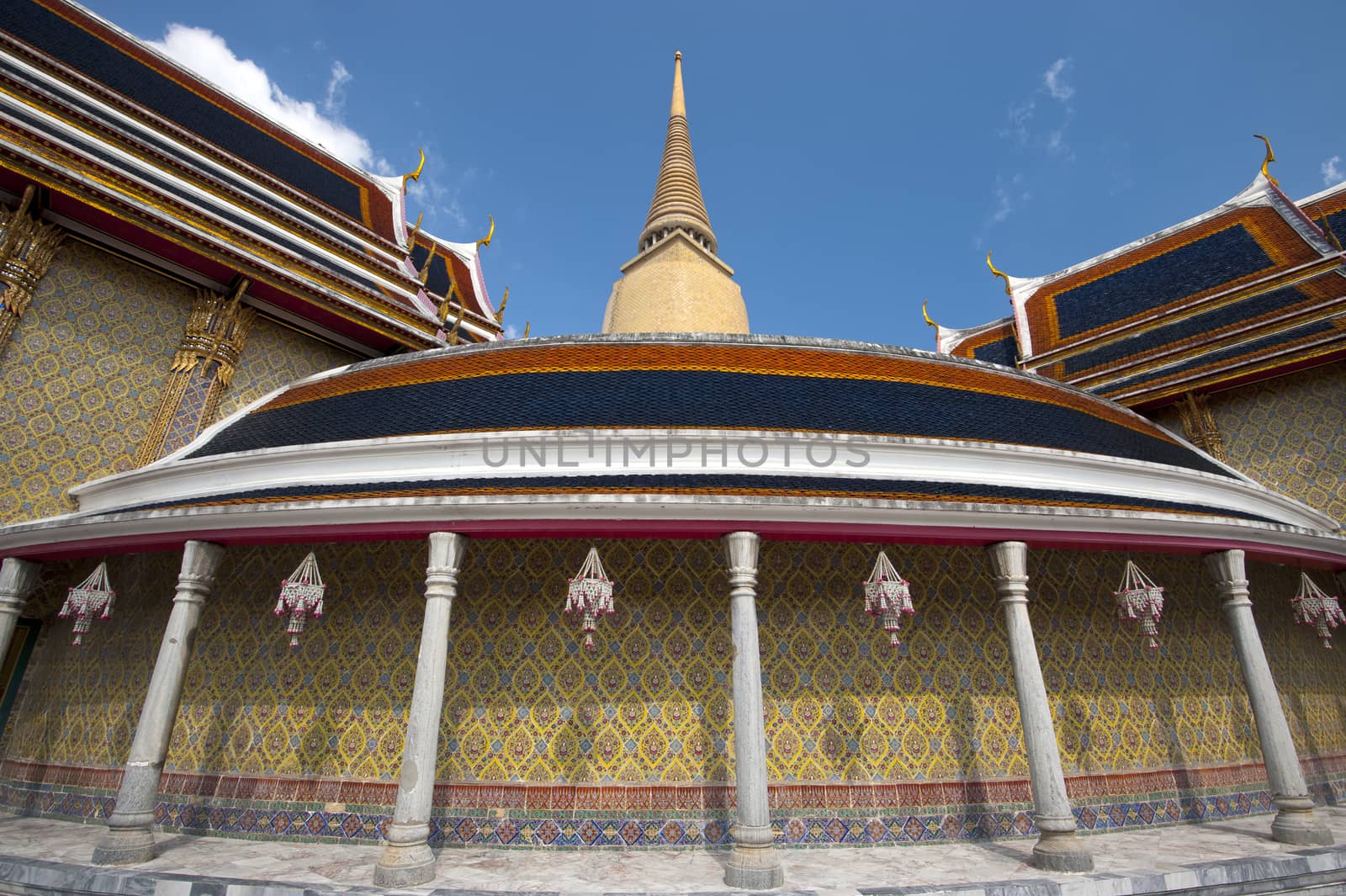 Pagoda in rajabophit temple