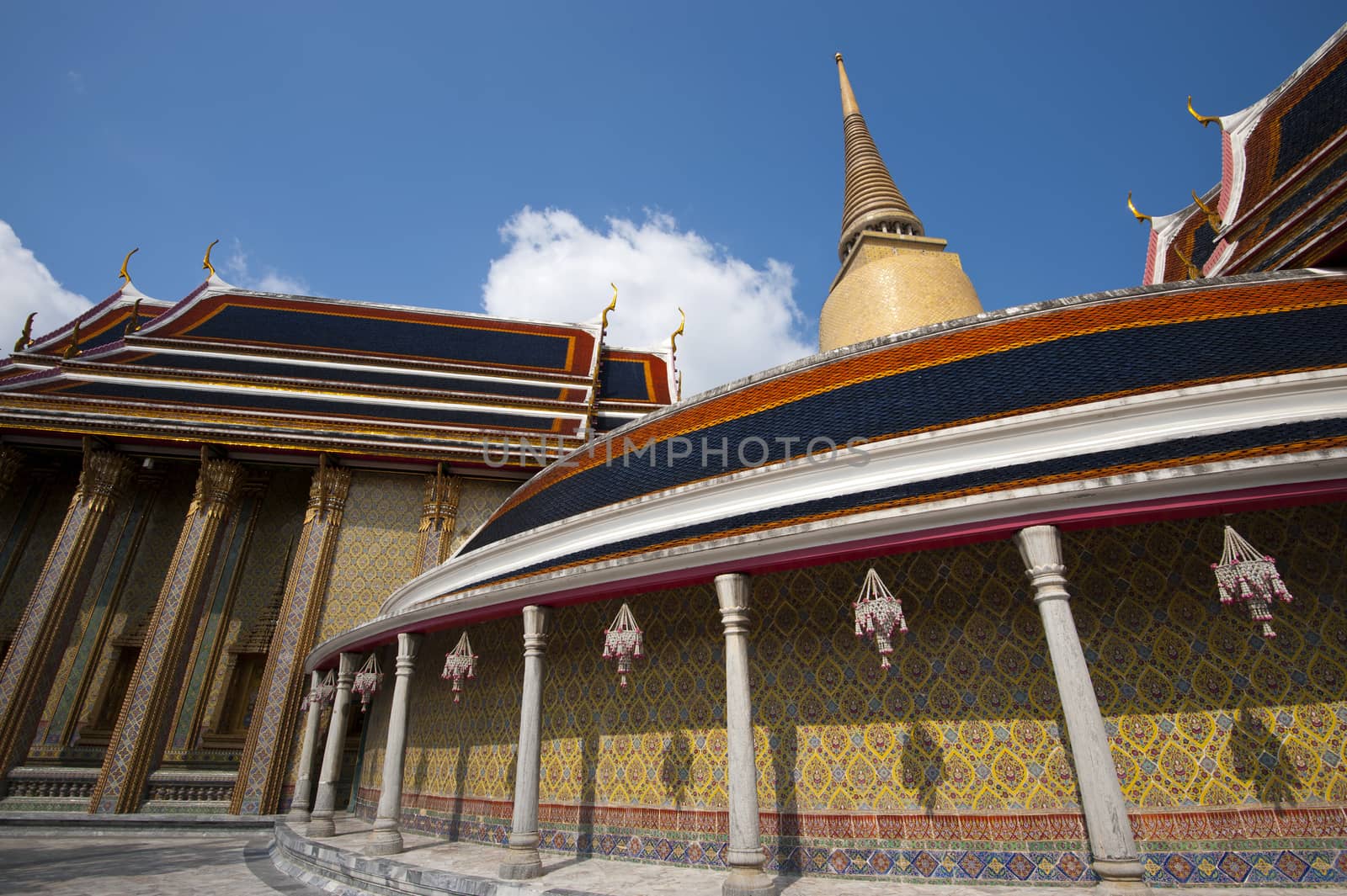 Pagoda in rajabophit temple by think4photop