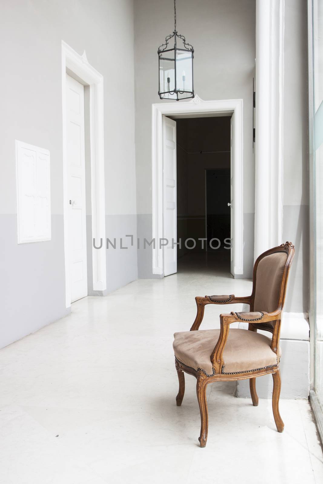 Luxurious palace interior with armchair in Malta by annems