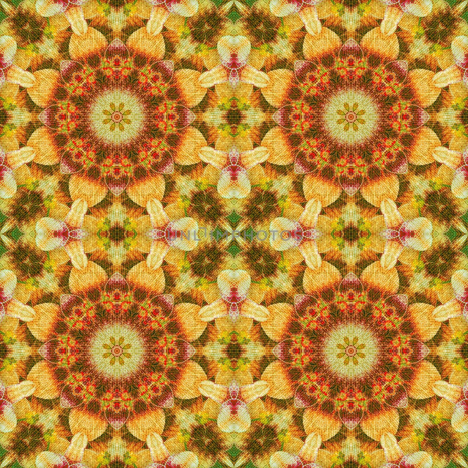 Artistic background, seamless abstract floral pattern, paintings on canvas