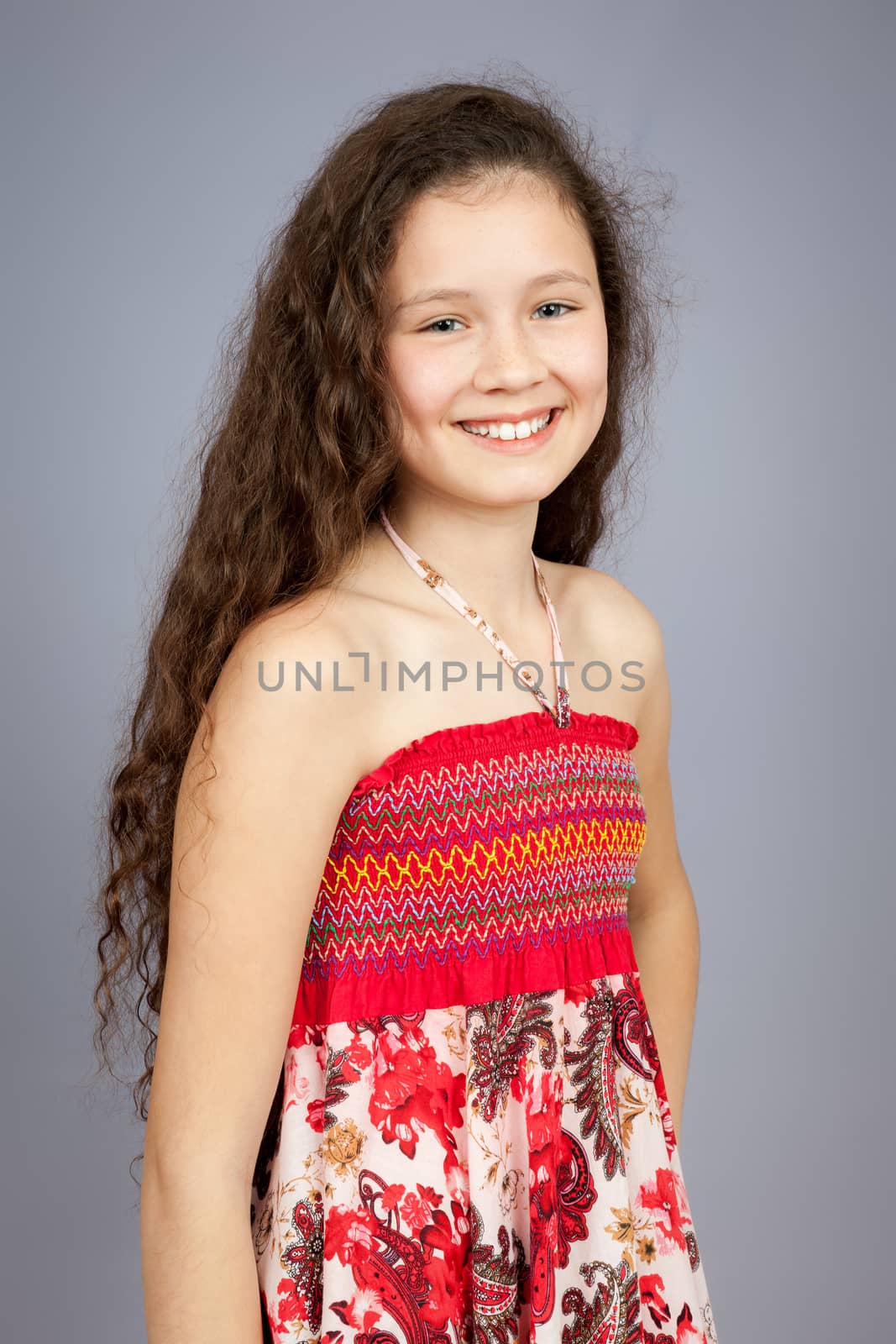 An image of a young girl portrait