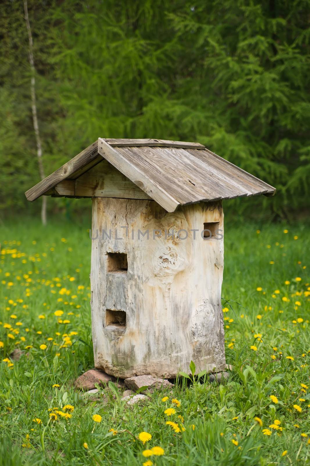 Old bee hive - rural scenery