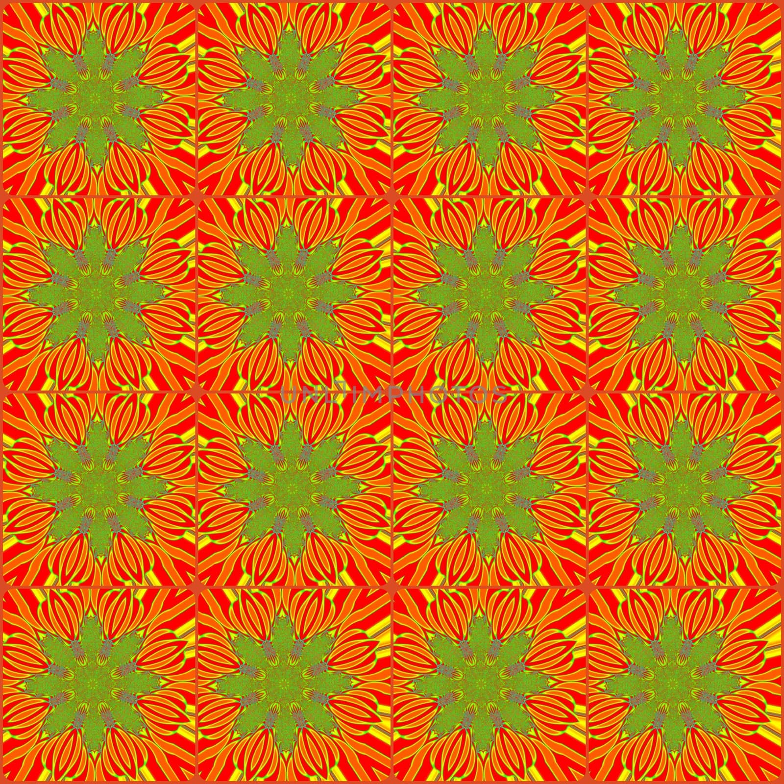 Digital computer graphic - seamless decorative ornament in a bright colors for design.