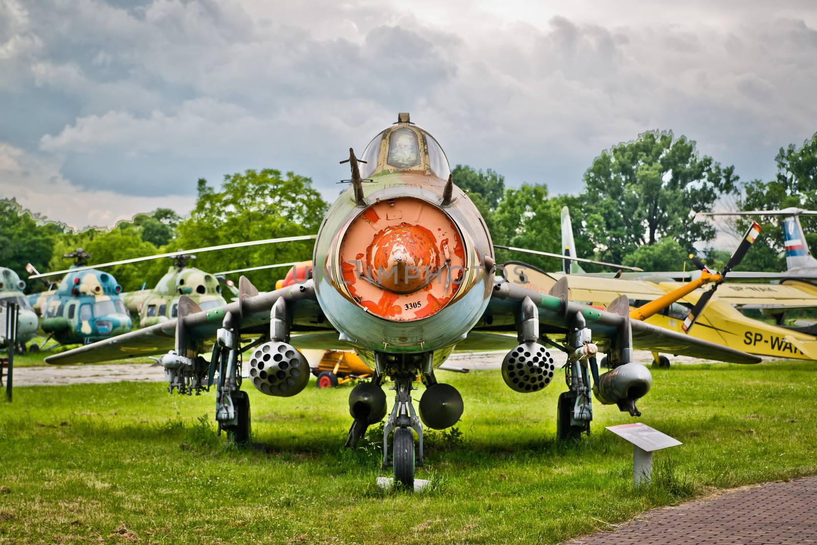 Su-22M3 cold war plane