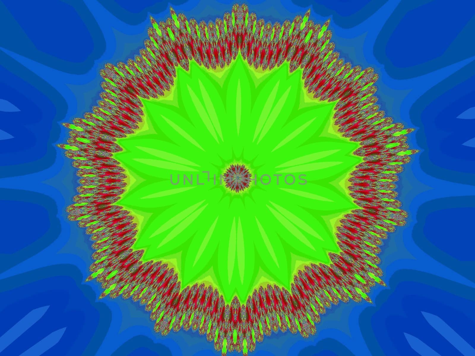 Digital computer graphic - abstraction background with fractal pattern for design.