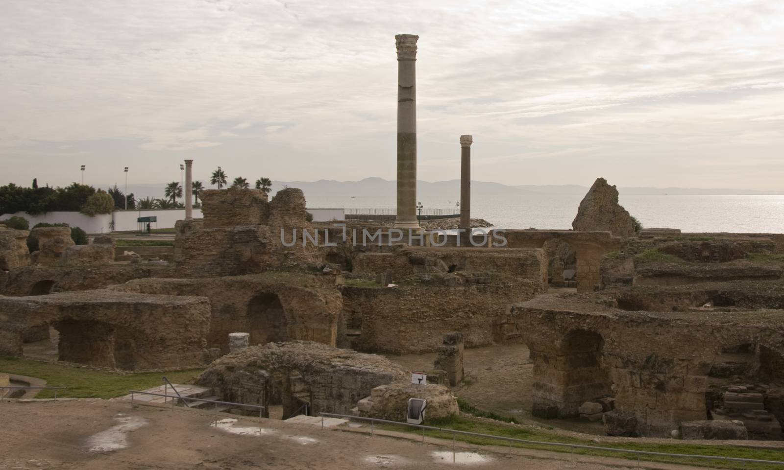 Historical ruins of Carthage, Cartagena, Tunisia