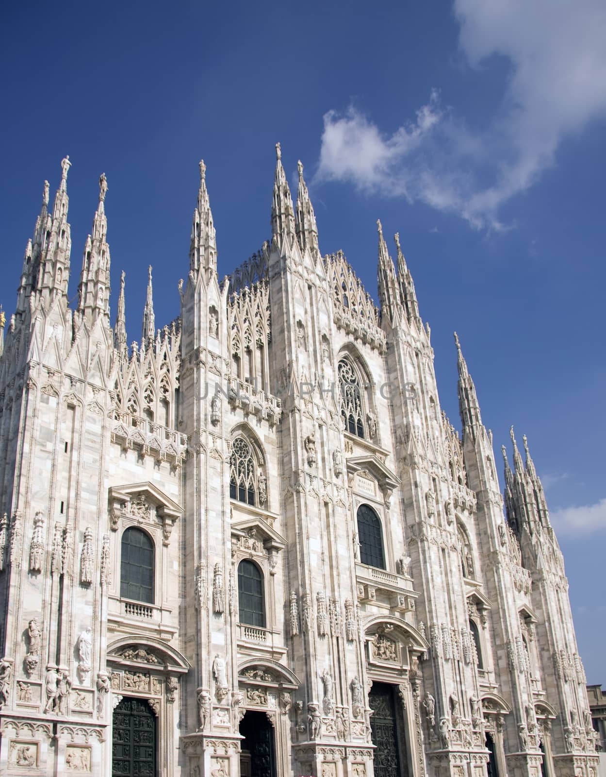 Duomo marble cathedral in Milan, Italy by fotoecho