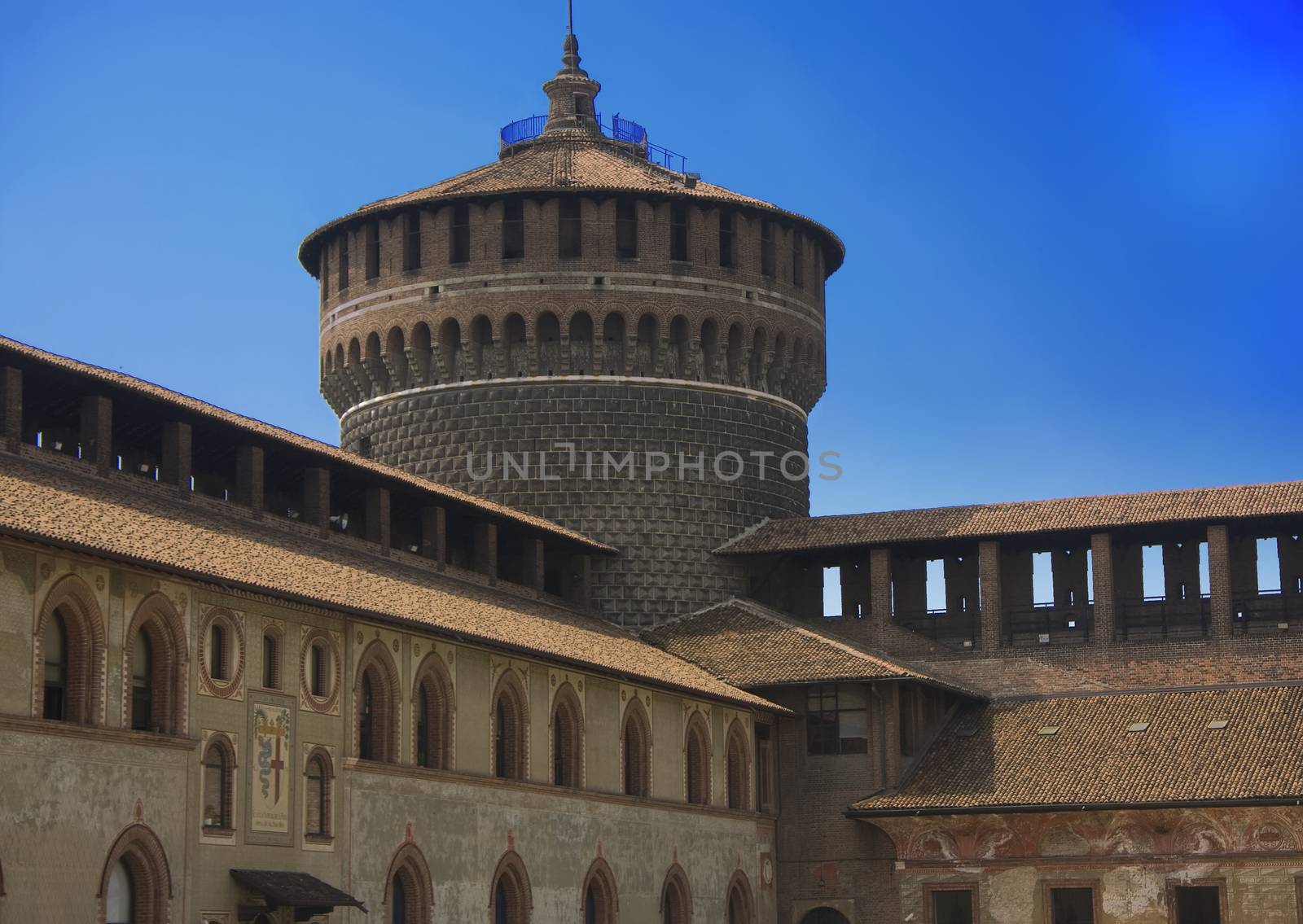 Sforzesco Castle in Milan by fotoecho