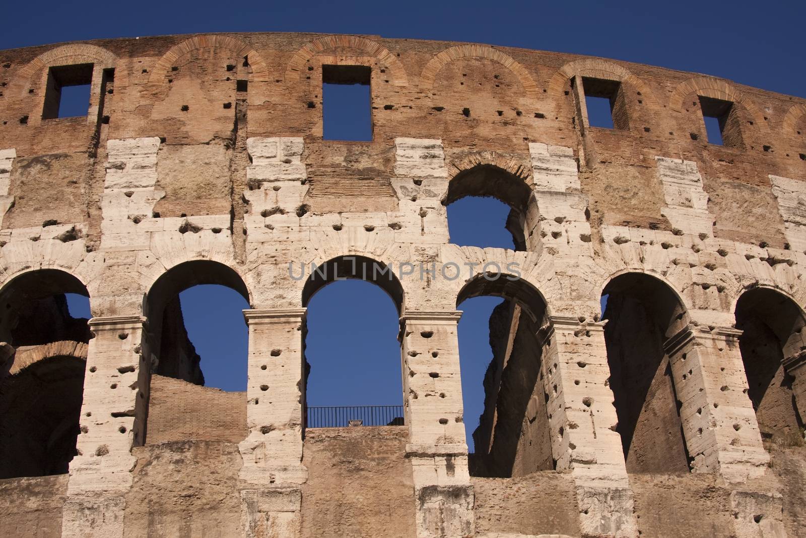 Colosseum ancient amphitheatre in Rome by fotoecho