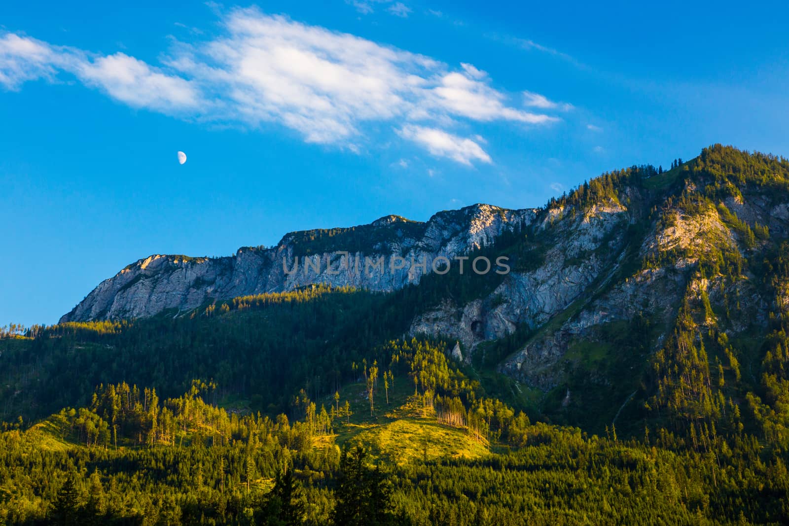 Big rock in the high mountains Austria