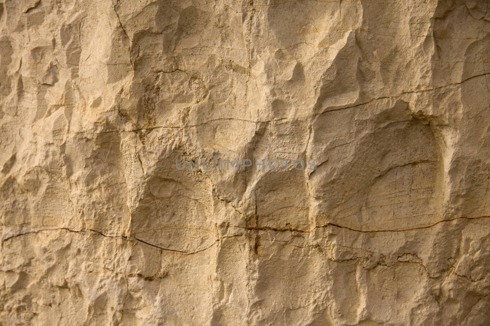 Old textured wall with cracks by fotoecho