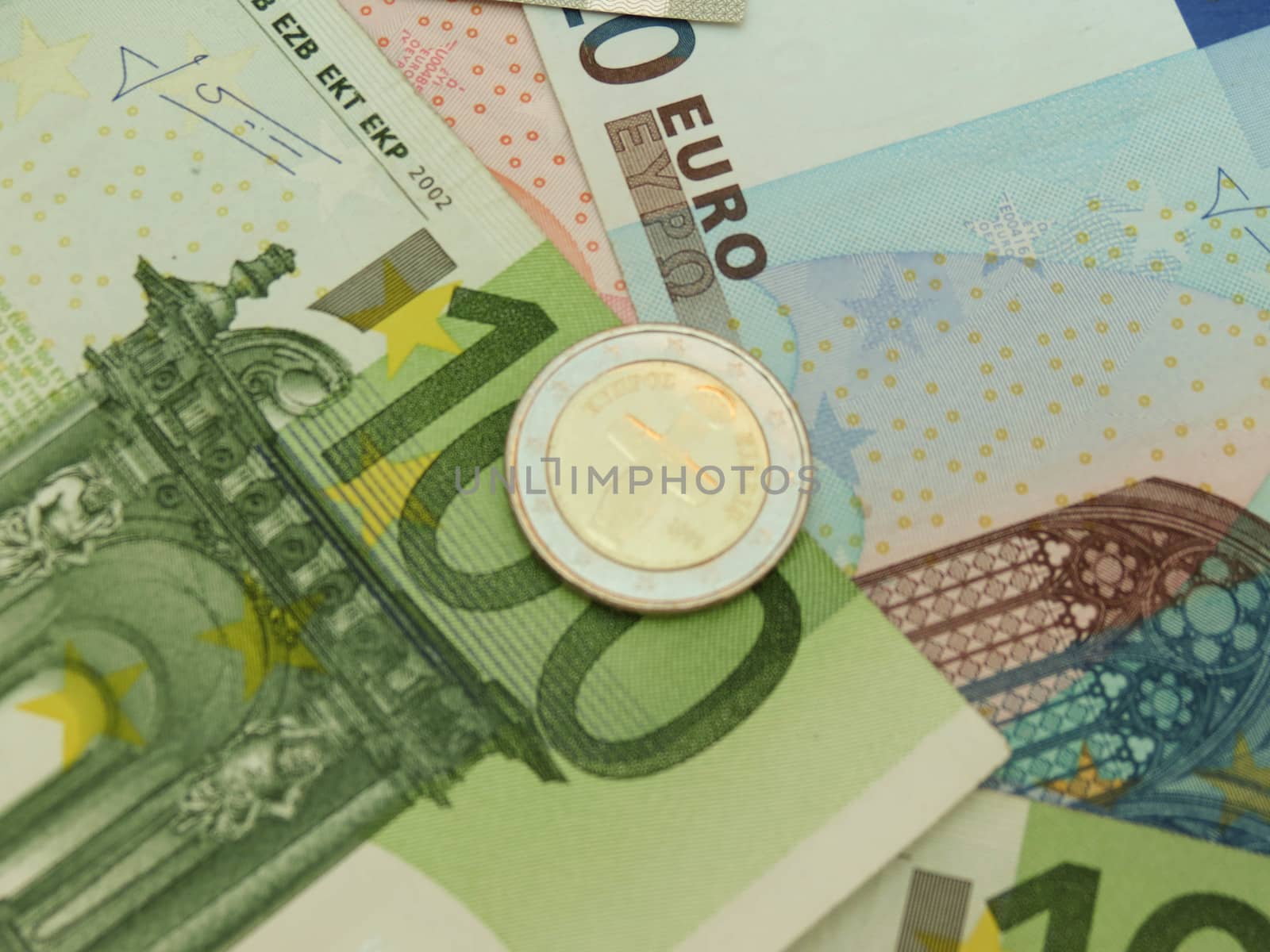 Euro (EUR) banknotes and coins from Cyprus