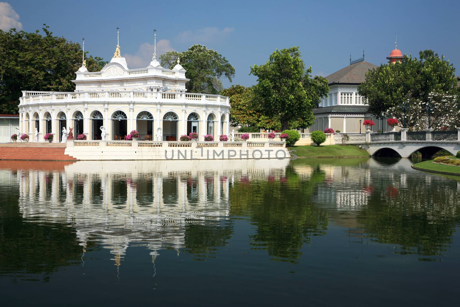 Bang Pa-In Palace in Thailand. by think4photop