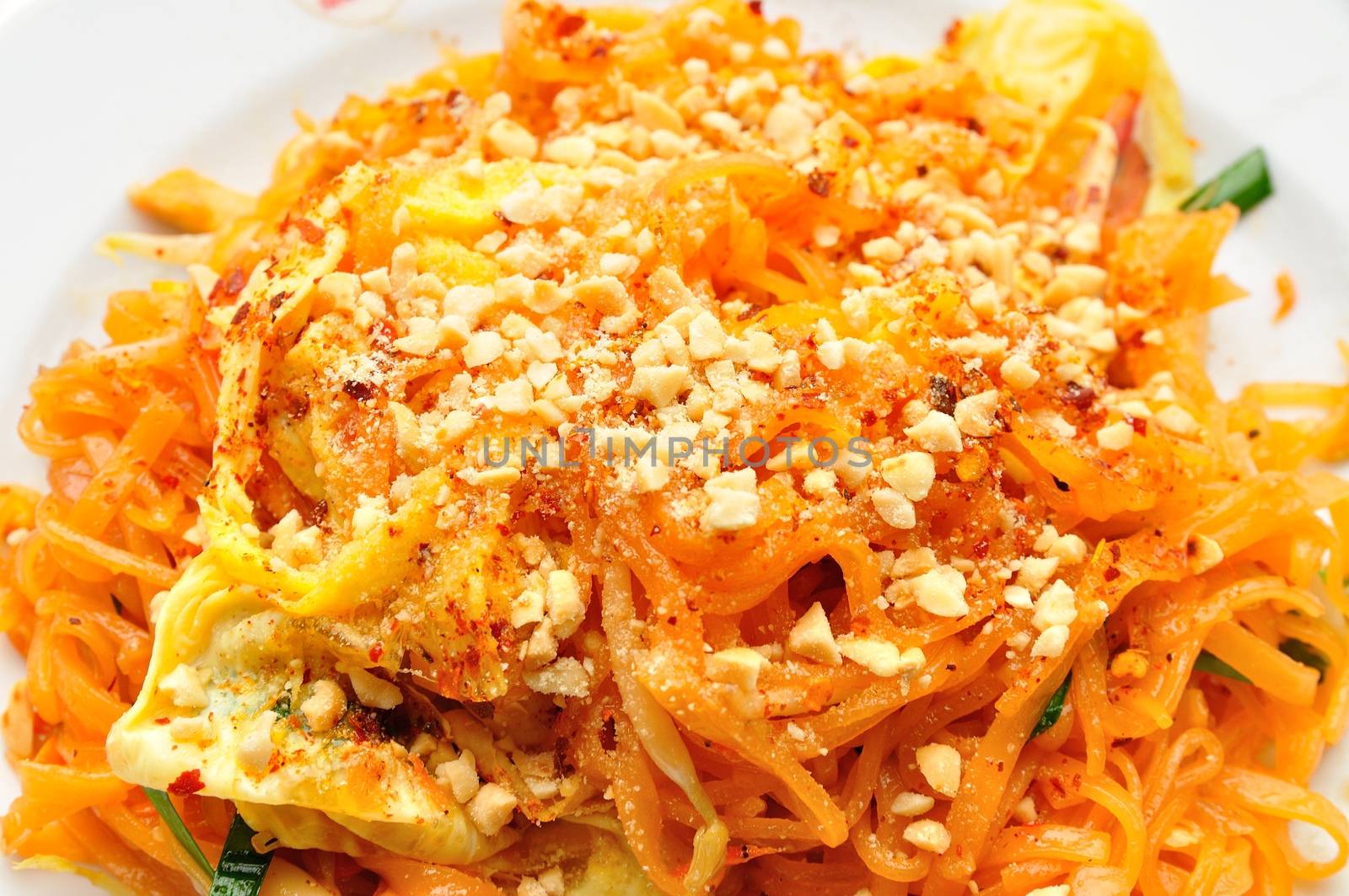 Pad Thai with Fresh Shrimp by thampapon