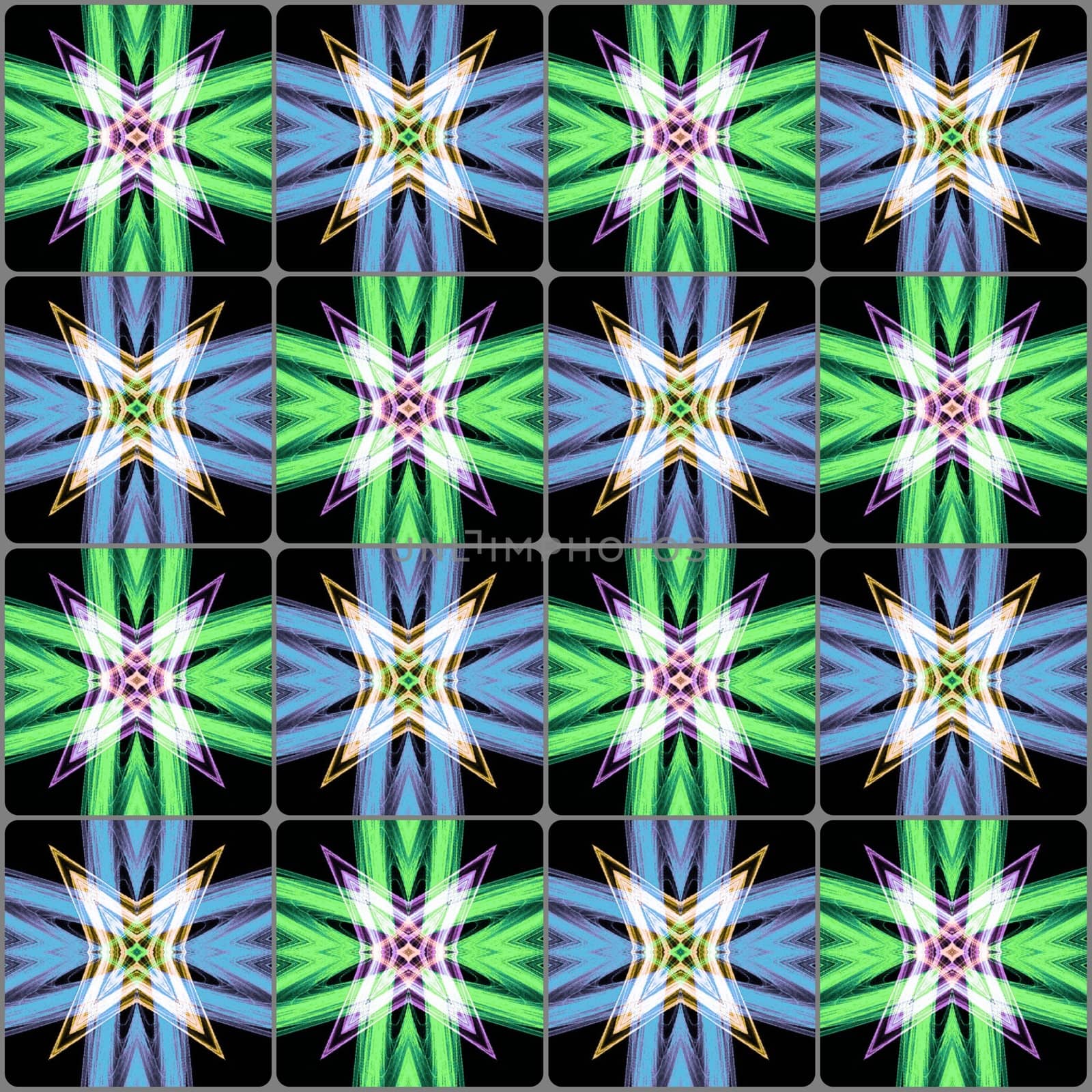 Digital,computer graphic - seamless decorative ornament in a bright colors for design.