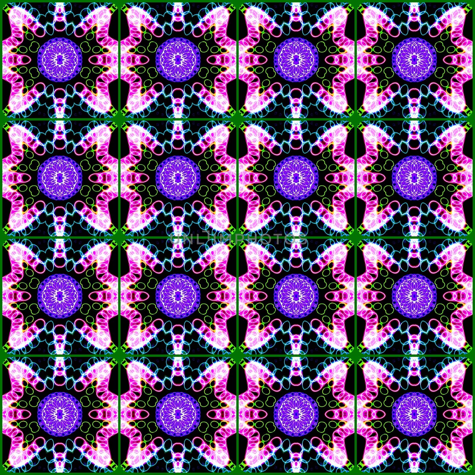 Digital computer graphic - seamless decorative ornament for design.