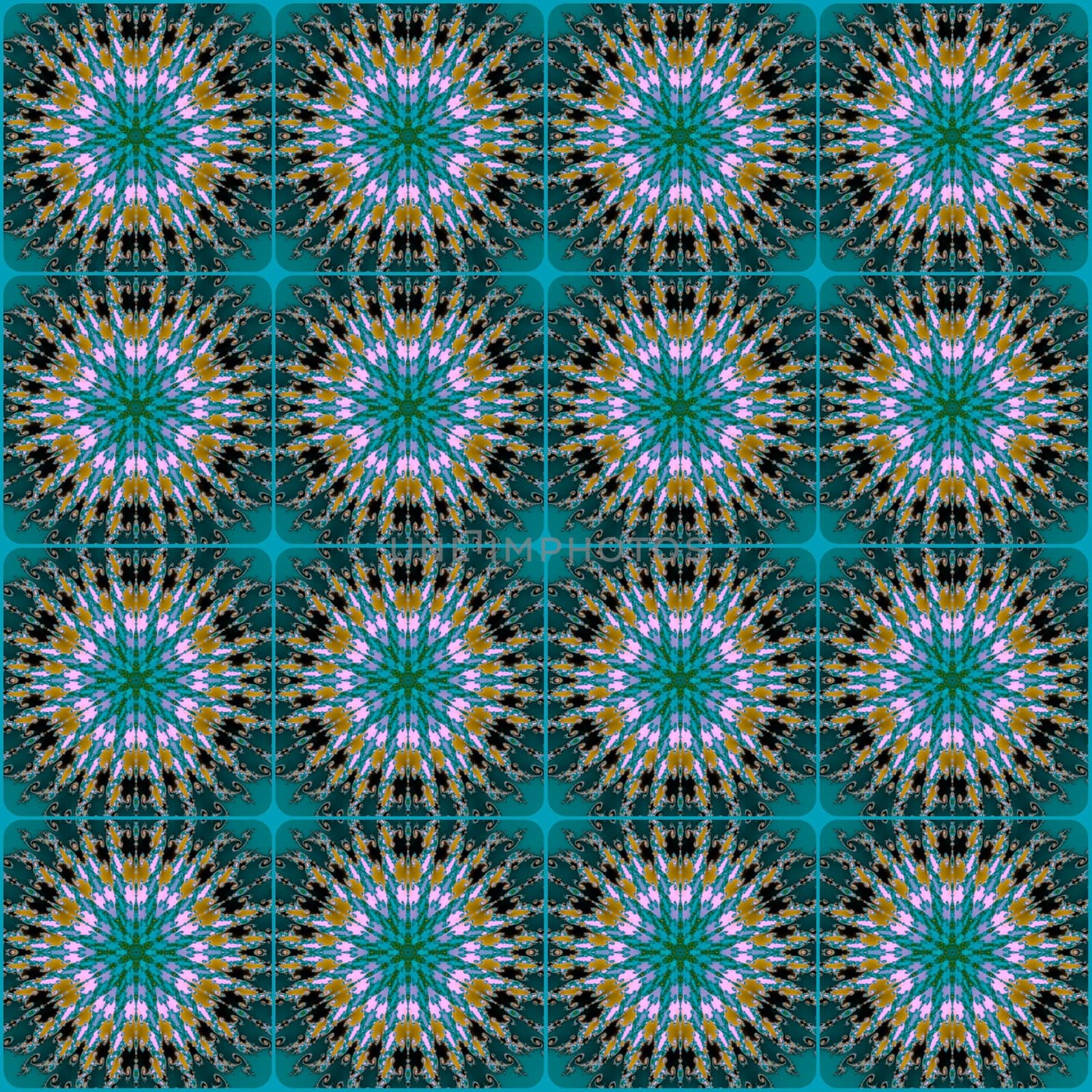 Digital computer graphic - seamless decorative ornament for design.