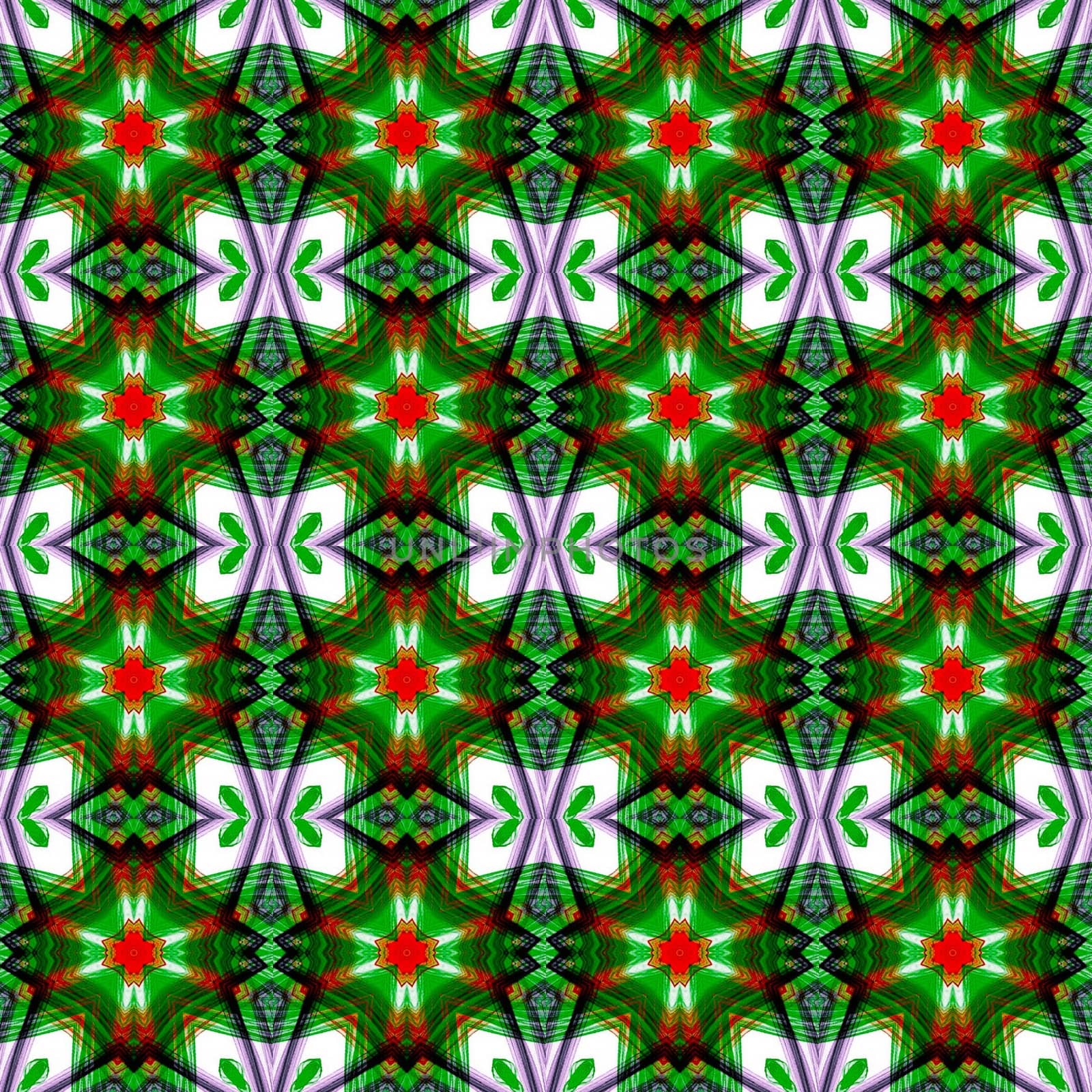 Digital computer graphic - seamless decorative ornament in a bright colors for design.