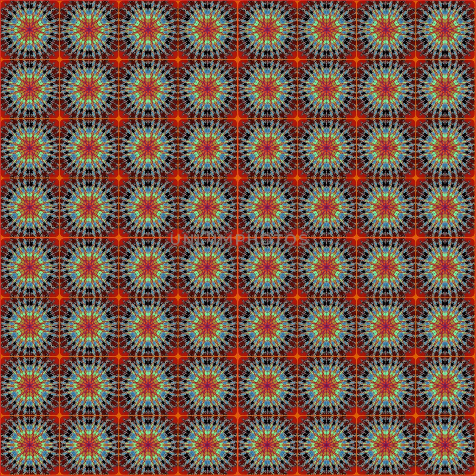 Digital computer graphic - seamless patterned ornament for design.