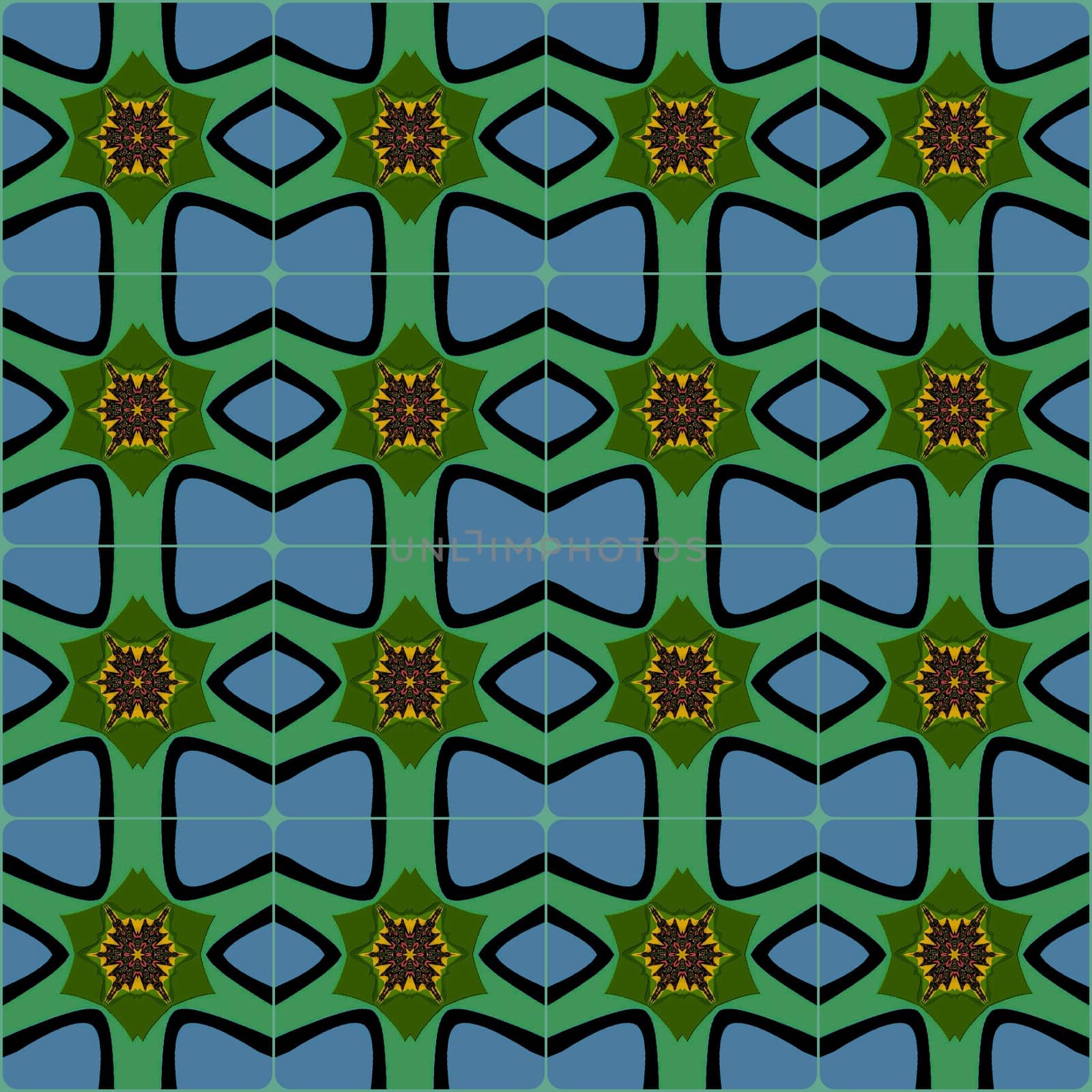 Digital computer graphic - seamless decorative ornament for design.