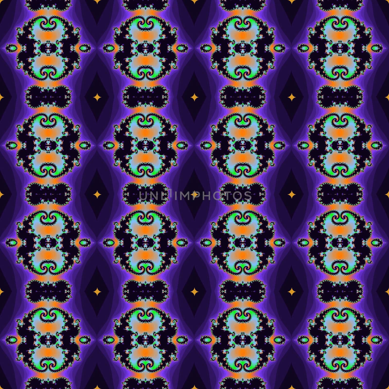 Digital computer graphic - seamless decorative ornament for design.