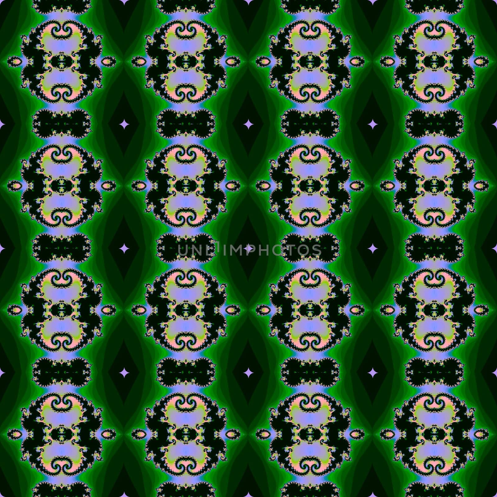 Digital computer graphic - seamless decorative ornament for design.