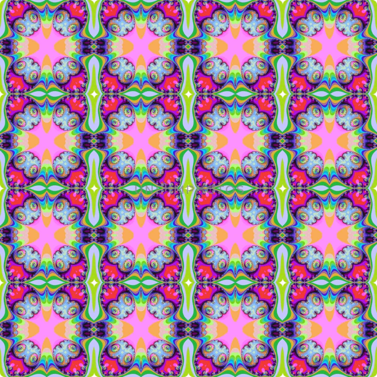 Digital computer graphic - seamless decorative ornament for design.