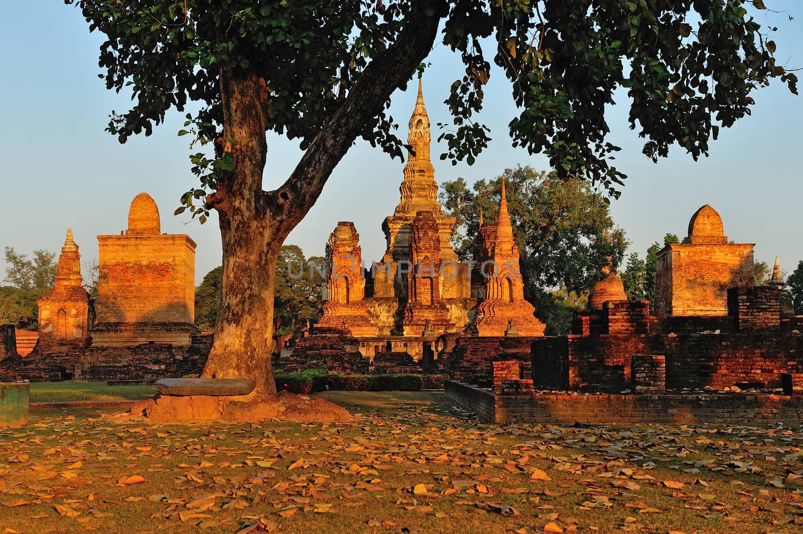 Sukhothai Historical Park, former capital city of Thailand