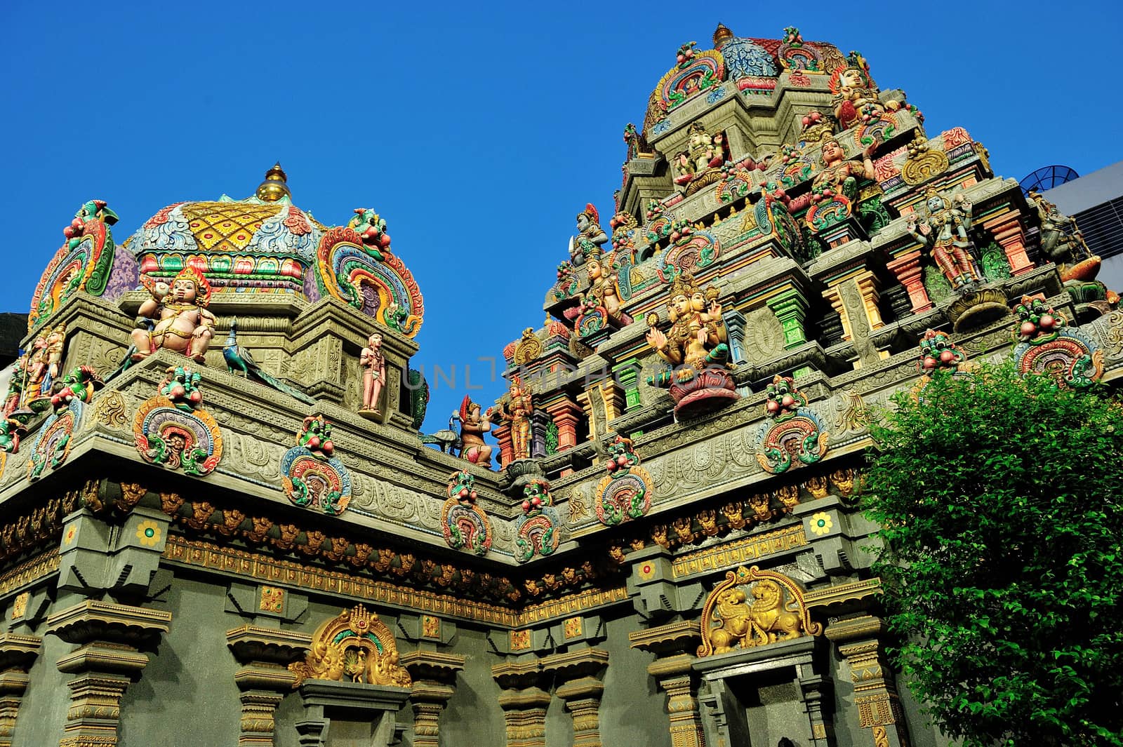 Sri Mahamariamman Hindu Temple, Bangkok, Thailand. by think4photop